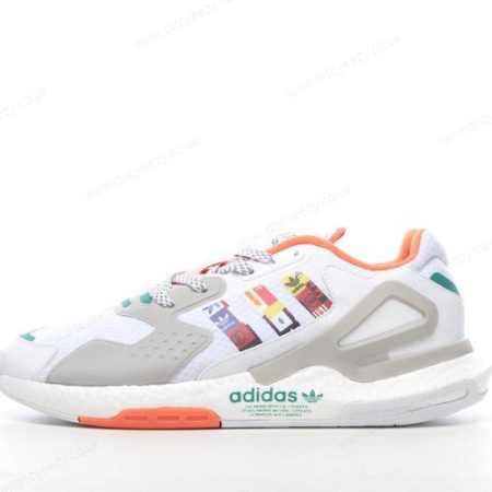 Cheap Adidas Day Jogger ‘White Grey Orange Green’ FY3811