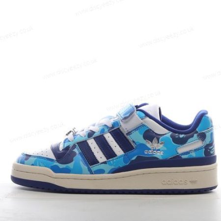 Cheap Adidas Forum Low X BAPE ‘Blue’ ID4772