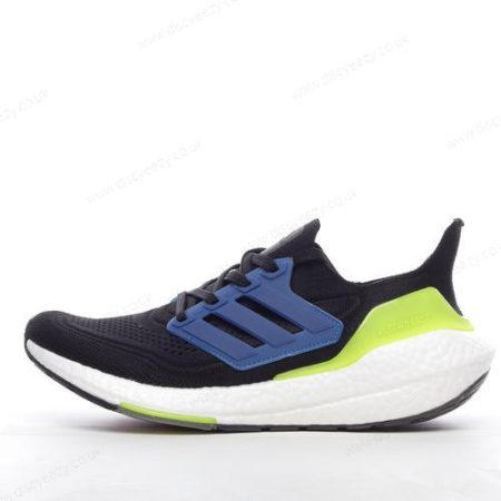 Cheap Adidas Ultra boost 21 ‘Black Green Blue White’ FY0568